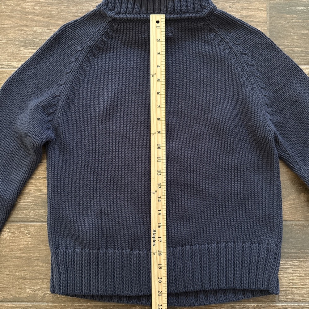 Pendleton Fox Hunt Sweater Womens Medium Horse Dog Intarsia Cotton Navy Blue - Picture 5 of 9